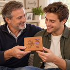 A heartfelt father-son wallet gift