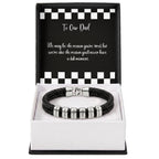 To Our Dad Personalized Name Bracelet, Gift from Kids