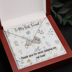 To My Best Friend Endless Love Necklace, Funny Best Friend Gift