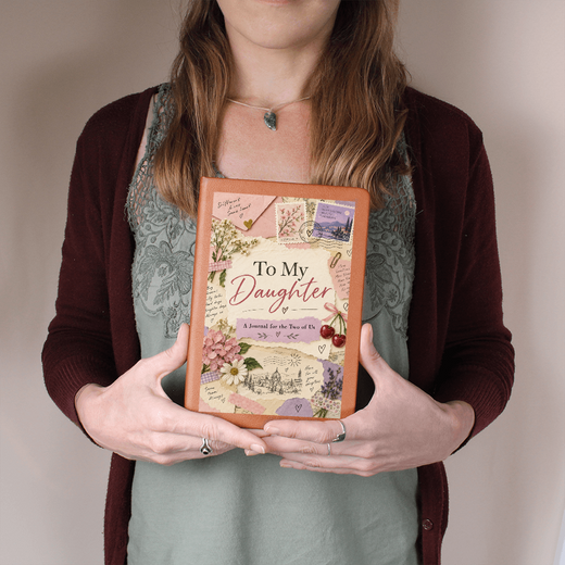 To My Daughter Journal, Mother Daughter Writing Journal, Soft Floral Design