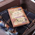 To My Daughter Journal, Mother Daughter Writing Journal, Soft Floral Design