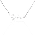 To My Daughter, Personalized Signature Name Necklace, Meaningful Gift from Mom
