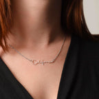 To My Daughter, Personalized Signature Name Necklace, Meaningful Gift from Mom