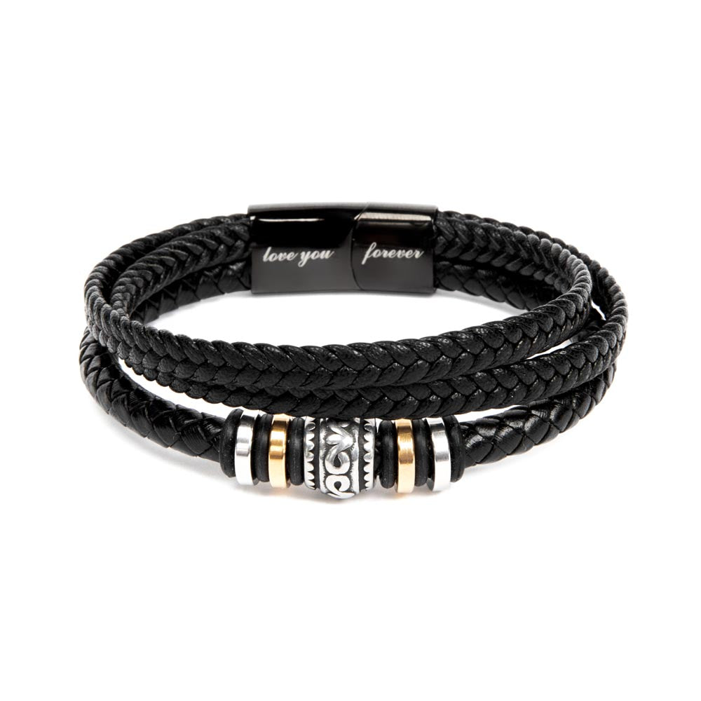 To My Soulmate, Love You Forever Bracelet, Funny Gift for Him