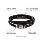 To My Soulmate, Love You Forever Bracelet, Funny Gift for Him