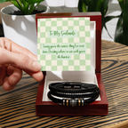 To My Soulmate, Love You Forever Bracelet, Funny Gift for Him
