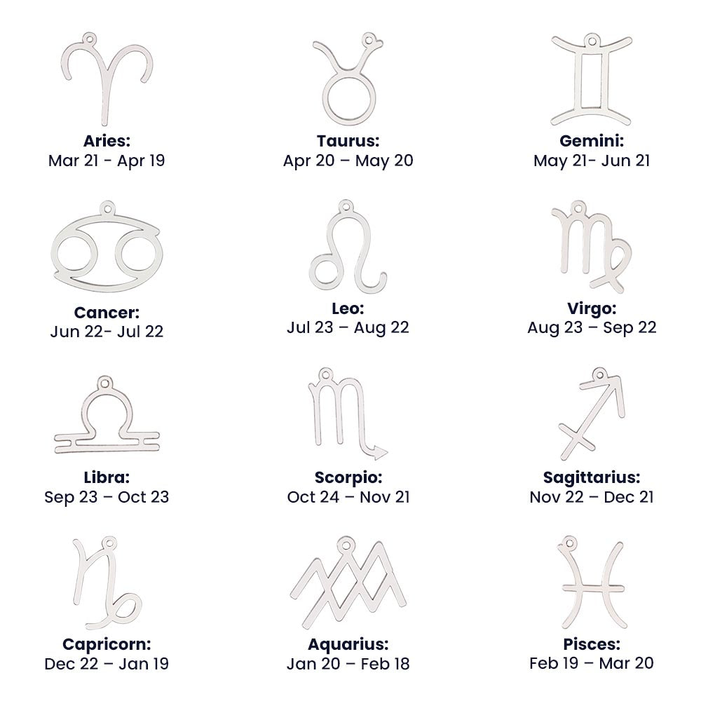 To My Best Friend Zodiac Necklace, Funny Astrology Gift