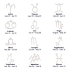 To My Best Friend Zodiac Necklace, Funny Astrology Gift
