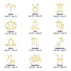 To My Best Friend Zodiac Necklace, Funny Astrology Gift