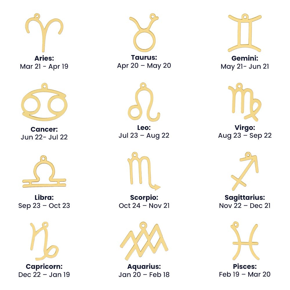 To My Best Friend Zodiac Necklace, Funny Astrology Gift