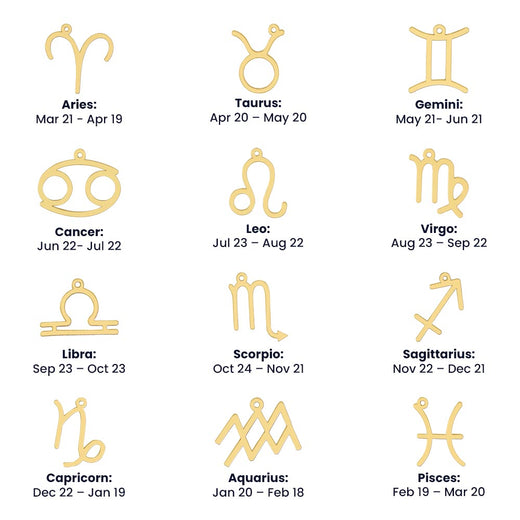 To My Best Friend Zodiac Necklace, Funny Astrology Gift