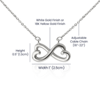 To My Best Friend Endless Love Necklace, Funny Best Friend Gift