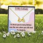 To My Soulmate Endless Love Necklace, Funny Romantic Gift