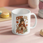 Crisp Air, Messy Hair Mug 11 oz or 15 oz