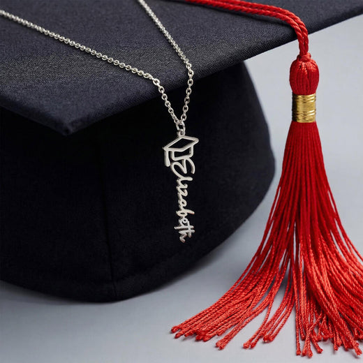 Congratulations Graduate Name Necklace