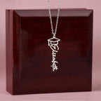 Congratulations Graduate Name Necklace