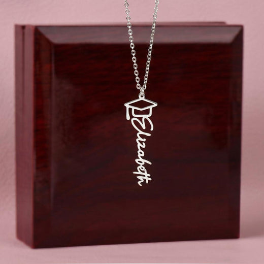 Congratulations Graduate Name Necklace