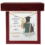 Congratulations Graduate Name Necklace