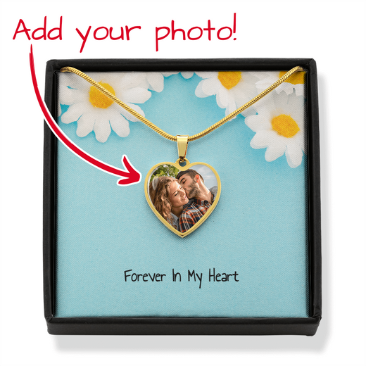 Forever In My Heart - Personalized Photo Necklace