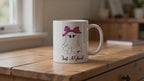 Just a Ghoul Mug, Cute Halloween Ghost Coffee Cup, Gift for Her